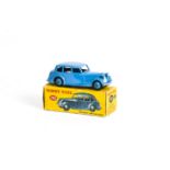 A Dinky Toys 151 Triumph 1800 Saloon, blue body and hubs, in original box, E, box F