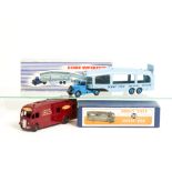 A Dinky Supertoys 982 Pullmore Car Transporter, with detachable ramp, mid blue cab and hubs, light