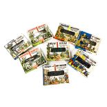 Airfix 1/72 scale 1st type cellophane window boxed sets Robin Hood, Foreign Legion, Japanese (2),