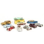 Dinky Toy Cars, including 23j HWM Racing Car, in original box, loose 194 Bentley S2, 23f Alfa-