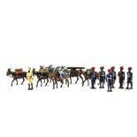 Tradition Models British Indian Army Mountain Gun Team, mules (6), marching figures (6), officer,