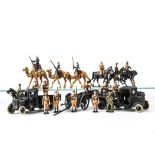 Selection of New Metal figures comprising Tradition Models Camel Corps (3), marching sailors in