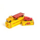 Dublo Dinky Toys 072 Bedford Articulated Flat Truck, 068 Royal Mail Van, scarce issues, both with
