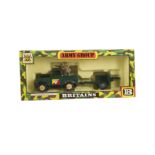Britains Deetail boxed Army Group Series set 9787 Army Land - Rover and Gun, VG in G box,