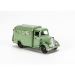 Britains rare post-WW2 2024 Light Goods Van in a pale light green, with 'Britains' logo, complete