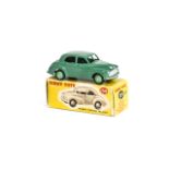 A Dinky Toys 159 Morris Oxford, dark green body, mid-green hubs, in original box, E, box P-F, end