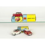 Corgi Toys 318 Monte-Carlo B.M.C Mini-Cooper 'S', red body and interior, white roof, with scarce