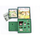 Britains boxed Home Farm sets 8705 Farmyard Set and 8710 Shepherd Set, all VG near mint in boxes, (2