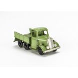 Britains very rare post-WW2 version of 60F 6 wheel tipping farm lorry in light green, complete