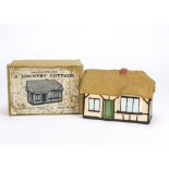 Britains very rare pre-WW2 only 44F papier-mache A Country Cottage, in original box, VG, box F