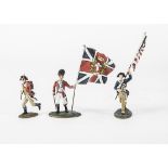 King & Country 1776 Range boxed figures BR04, BR05 and AR12, VG, (3),