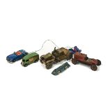 Tinplate Toy Vehicles, including Hess 1050 Hessmobil Roadster, Tri-ang Minic 103M Shutter Van,