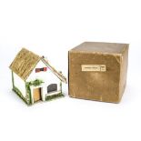 Britains very rare post-WW2 only 9668 Thatched Cottage, VG, in VG original plain cardboard box,
