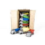 Trade Box of 18 Tudor Rose Polythene Builder and Sand Trucks, in grey with either blue, red,