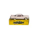 A French Dinky Toys 550 Chrysler Saratoga, pale pink body, white flash, red interior, concave