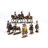 Del Prado mounted Napoleon at War Cavalry figures (29), loose with a selection of original booklets,