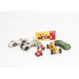 Dinky Toy Racing Cars, 242 Ferrari Racing Car, in original box, loose 23e Speed Of The Wind, 23p