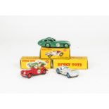 Dinky Toy Competition Cars, 110 Aston Martin DB3 Sports, grey body, mid-blue interior and hubs,