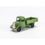 Britains rare post-WW2 59F 4 wheel tipping farm lorry in light green, G, minor paint wear only,