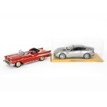 Danbury Mint and Kyosho 1:12 Scale Models, an unboxed duo comprising Danbury Mint 4225 1957