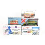 Corgi and Other Buses and Coaches, a boxed collection of vintage and modern vehicles mainly by Corgi