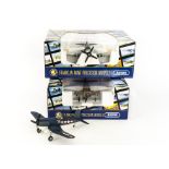 Franklin Mint Armour Collection WWII Aircraft, a boxed group of four 1:48 scale models comprising,