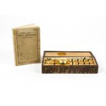 A 20th Century cased Sikes Hydrometer, together with an ivory thermometer marked 'T. O. Blake',