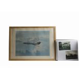 Two Edmund Miller (1929) signed limited edition prints, Hawker Siddeley Trident 3B', signed in
