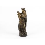 A carved 20th Century depiction of The Virgin Mary and child Jesus Christ, in the Northern