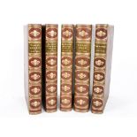 Robert Smith Surtees 1850s 1st Editions, five volumes all in full calf bindings by Jarvis &