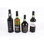 Six bottles of port, including two bottles of Taylor's Special Ruby Port, a Dow's Midnight Port,