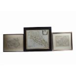 Three 18th Century and later maps, one after Morden of Northamptonshire, another a Chapman and