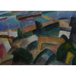 Leo Gestel (1881-1941) Mallorcan Landscape, oil on board, signed inscribed and dated 'Leo Gestel,