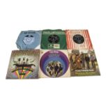 Psych EPs / 7" Singles, seven 7" EPs and singles of mainly UK release Psych comprising Beatles -