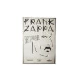 Frank Zappa Poster, a tour poster 1988 promoting Broadway the Hard Way tour at Wembley Arena,