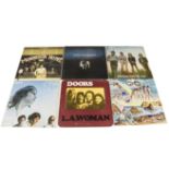 The Doors LPs, eleven UK release albums including Waiting For The Sun (Original Mono), The Soft