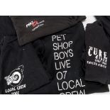 Tour / Crew T-shirts, four black T-shirts comprising: The Who logo printed with Local Crew 2007, The