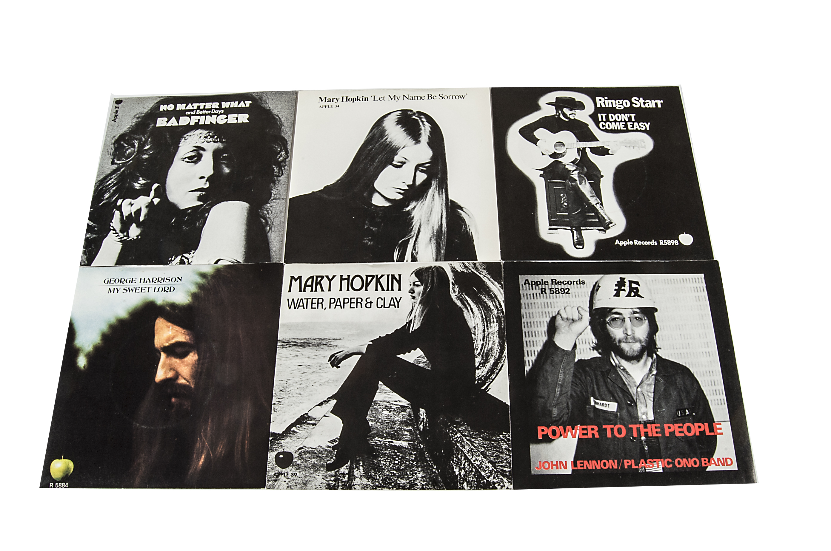 Apple 7" Singles, nineteen 7" singles on the Apple label either in Picture Sleeves or Apple