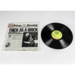 Jethro Tull LP, Thick As A Brick LP - Original UK release 1972 on Chrysalis (CHR 1003) - Newspaper