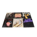 Black Sabbath LPs, Six albums of Originals and Reissues comprising Black Sabbath, Paranoid, Master