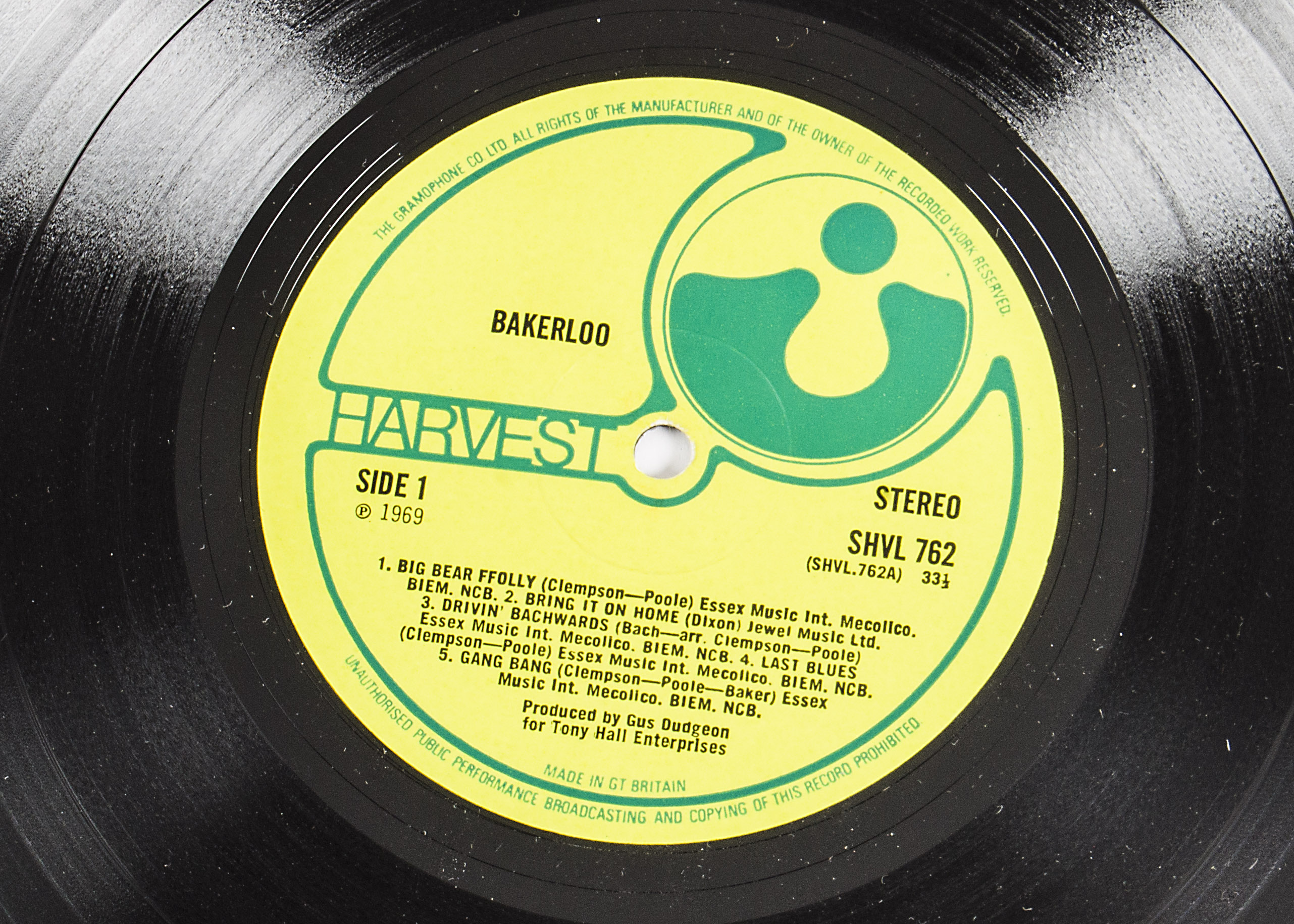 Bakerloo LP, Bakerloo LP - Original UK release 1969 on Harvest (SHVL 762) - Laminated Gatefold - Image 2 of 2