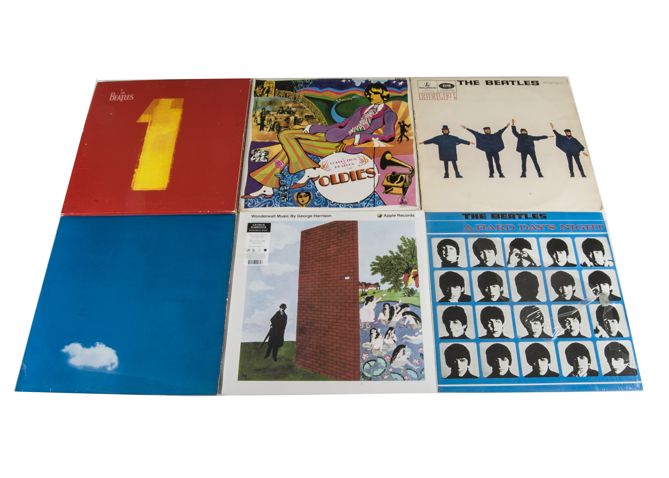 Beatles and Solo LPs, eighteen Beatles, Solo and related albums including Abbey Road, Beatles For