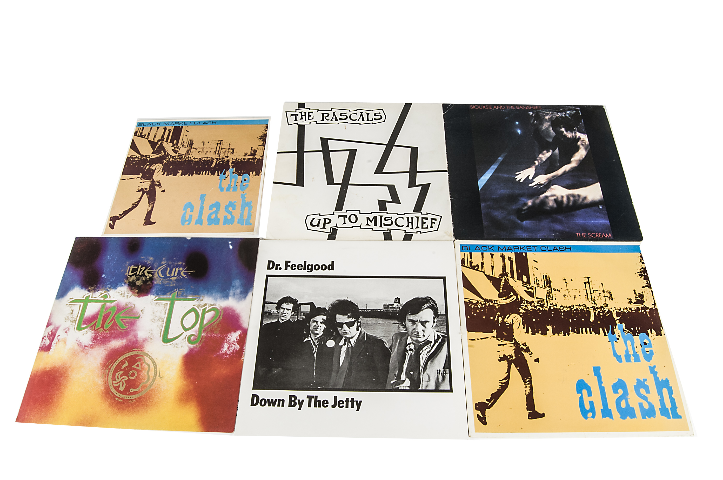 Punk / New Wave LPs / 12" singles, approximately fifty-five albums and fifteen 12" singles of mainly