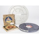 16 mm Films, fourteen reels of mainly cartoon 16mm films five large reels (approx 1600 feet) that