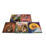 Psych LPs, five albums of mainly psychedelia comprising Cream - Disraeli Gears, Crazy World of
