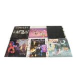 Records, approximately twenty-one LPs, nine 12" singles and fifteen 7" singles of mainly Rock and