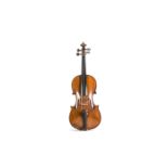 19th century French violin, Violin labelled Francois Barzoni 1891, made for Beare & Son London,