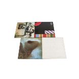 Pink Floyd LPs, four UK release albums comprising Ummagumma (Double - Harvest Inners), Meddle (Fully