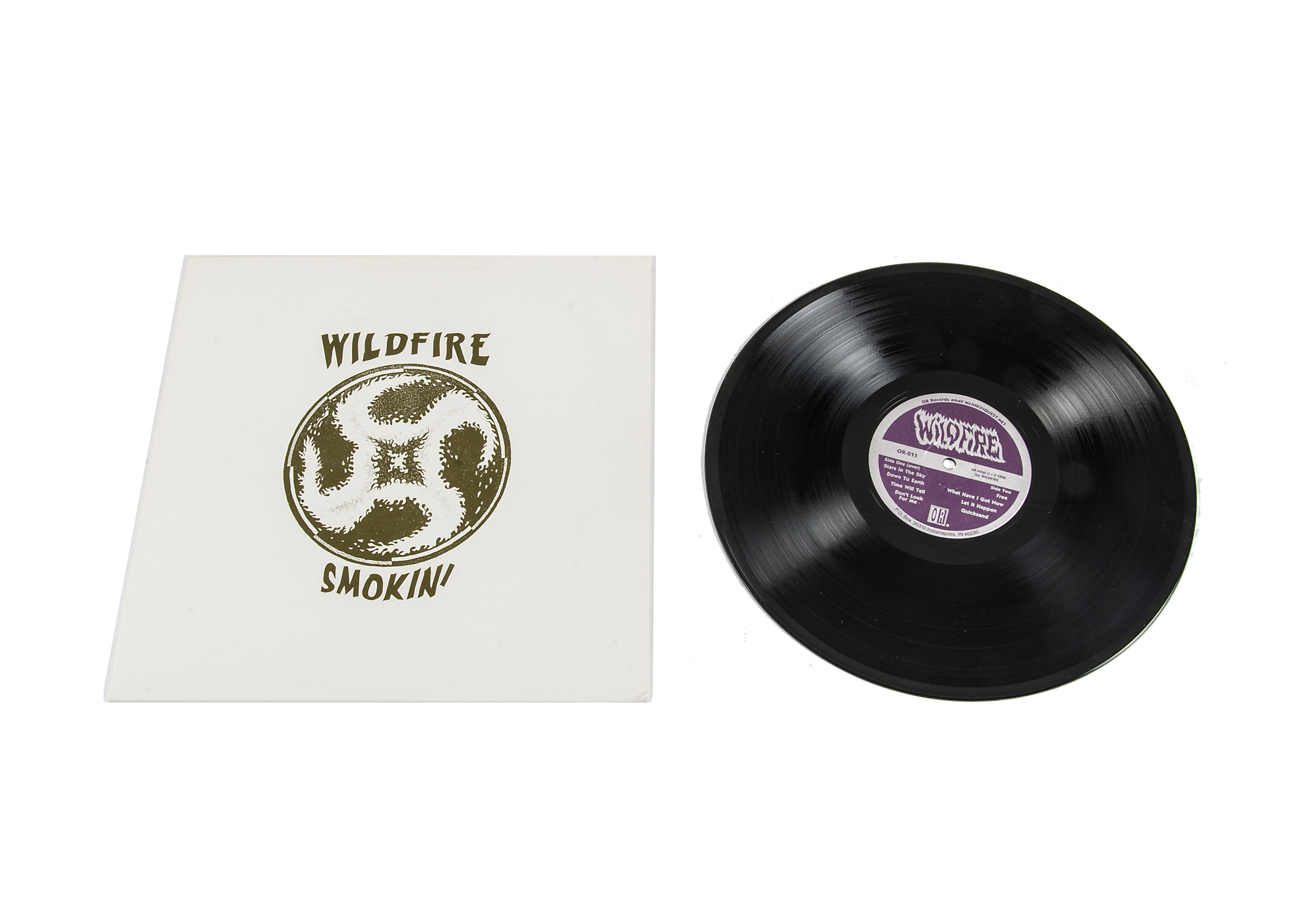 Wildfire LP, Smokin LP - USA release 1996 on OR (OR-011) - Sleeve and Vinyl both in EX+ condition