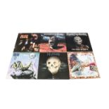 Heavy Metal LPs, approximately twenty-five albums of mainly Metal and Heavy Rock with artists